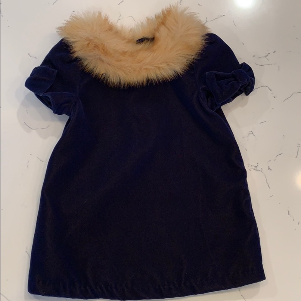 Beautiful Navy Blue Baby Girl Dress